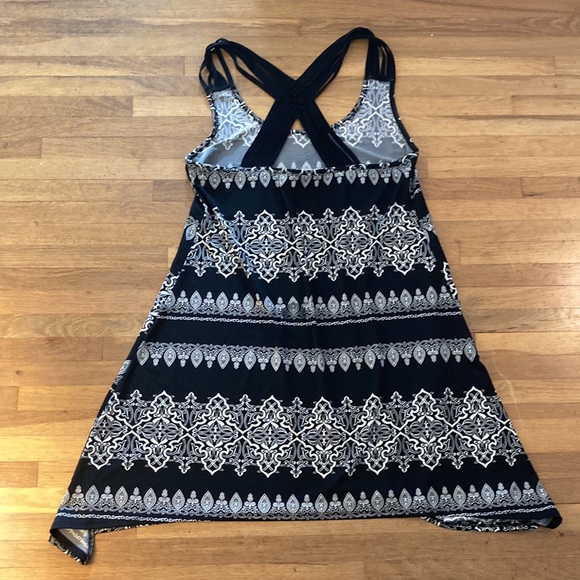 *last chance* a.n.a | Women’s black dress with white design - Picture 13 of 16